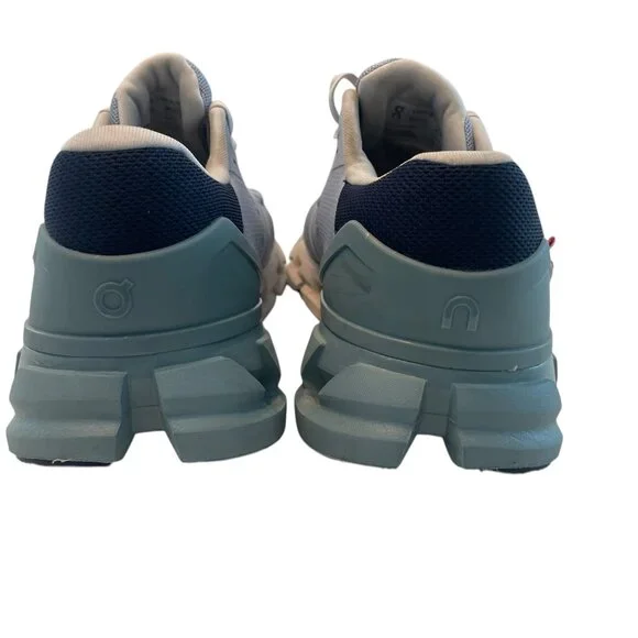 On Running Blue and Gray Athletic Shoes with CloudTec Cushioning - Picture 4 of 16